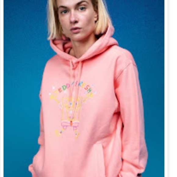 Teddy Fresh x SpongeBob Hoodie (Pink) Size Large Limited Edition - Picture 10 of 10